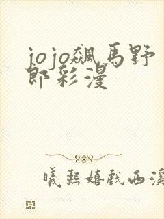 jojo飙马野郎彩漫