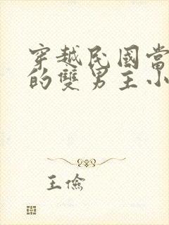 穿越民国当男妻的双男主小说