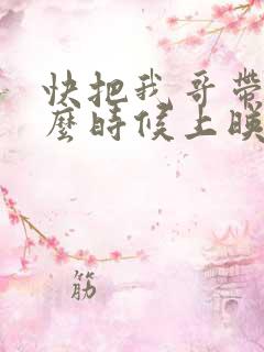 快把我哥带走什么时候上映