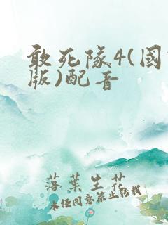敢死队4(国语版)配音