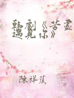 韩剧《苦尽柑来遇见你》