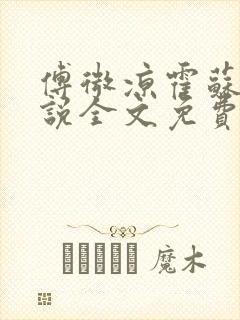 傅微凉霍苏白小说全文免费阅读