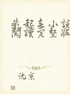 藏起来小说免费阅读完整版无弹窗