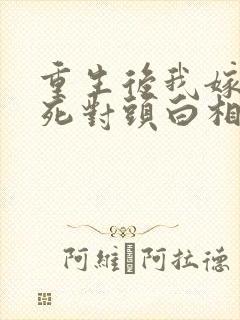 重生后我嫁给了死对头白相星