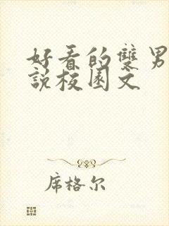 好看的双男主小说校园文