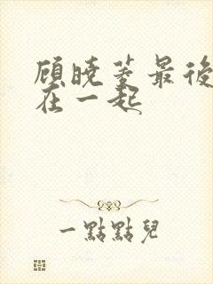 顾晓菱最后和谁在一起