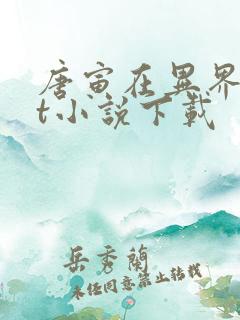 唐寅在异界txt小说下载