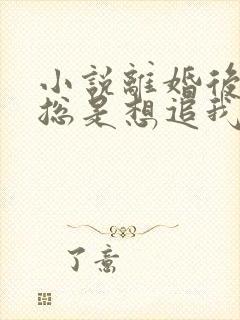 小说离婚后前夫总是想追我免费下载