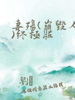 妻殇(崩毁人生)终极版