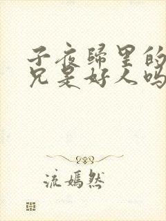 子夜归里的大师兄是好人吗