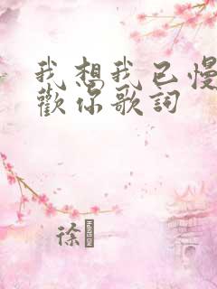 我想我已慢慢喜欢你歌词
