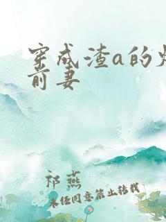 穿成渣a的炮灰前妻