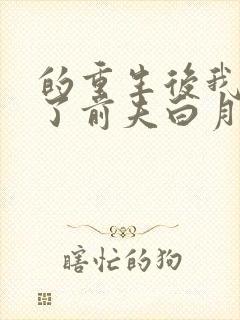 的重生后我顶替了前夫白月光