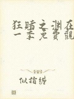 狂赌之渊在线第一季免费观看