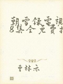 朝雪录电视剧38集全免费播放