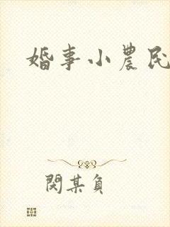 婚事小农民