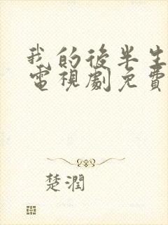 我的后半生观看电视剧免费版高清