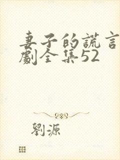 妻子的谎言电视剧全集52