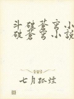 斗破苍穹小说斗破苍穹小说免费阅读