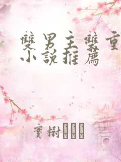 双男主双重人格小说推荐