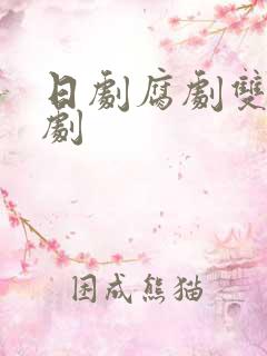 日剧腐剧双男主剧