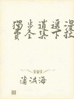 独步逍遥漫画免费全集下拉式漫画