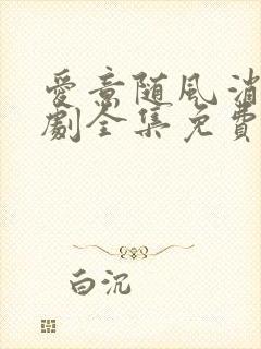 爱意随风消逝短剧全集免费观看