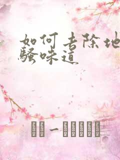 如何去除地板尿骚味道