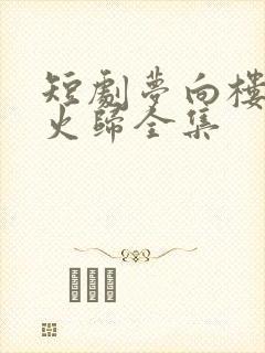 短剧梦向楼心灯火归全集