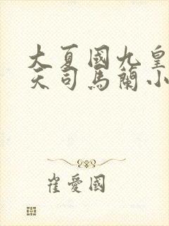 大夏国九皇子夏天司马兰小说