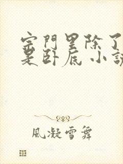 宗门里除了我都是卧底 小说下载