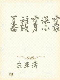 夏稚霍深霍栖野乔欣月小说名字
