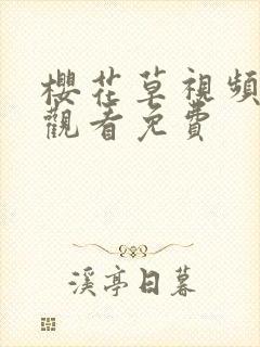 樱花草视频在线观看免费