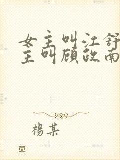 女主叫江舒棠男主叫顾政南的小说