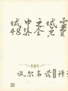 城中之城电视剧48集全免费完整版