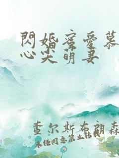 闪婚蜜爱慕少的心尖萌妻