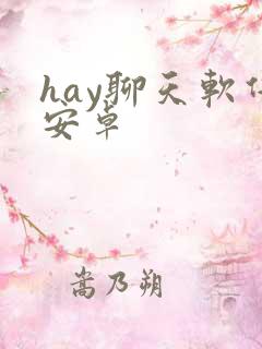 hay聊天软件安卓