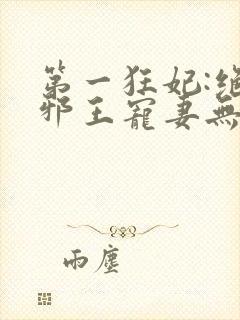 第一狂妃:绝色邪王宠妻无度