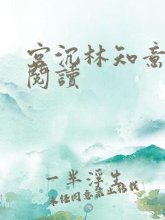 宫沉林知意全文阅读