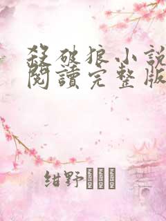 杀破狼小说免费阅读完整版无弹窗