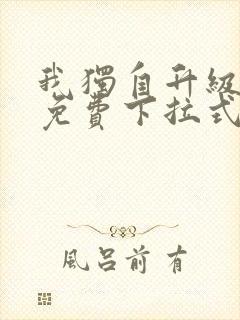 我独自升级动漫免费下拉式第二季