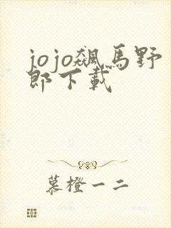 jojo飙马野郎下载