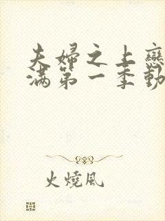 夫妇之上恋爱未满第一季动漫免费观看全集