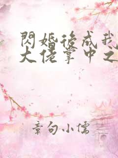 闪婚后成我成了大佬掌中之物