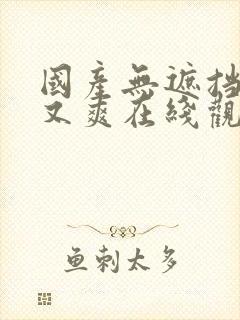 国产无遮挡又黄又爽在线观看