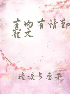 有肉有情节的甜宠文