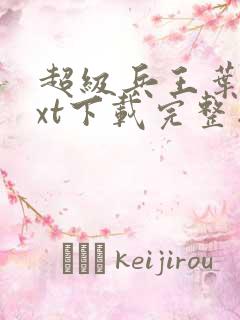超级兵王叶谦txt下载完整版