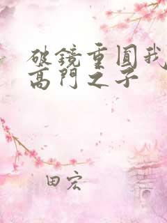 破镜重圆我爱上高门之子