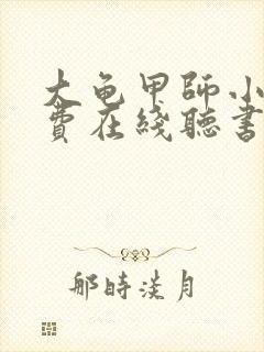 大龟甲师小说免费在线听书