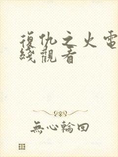 复仇之火电影在线观看